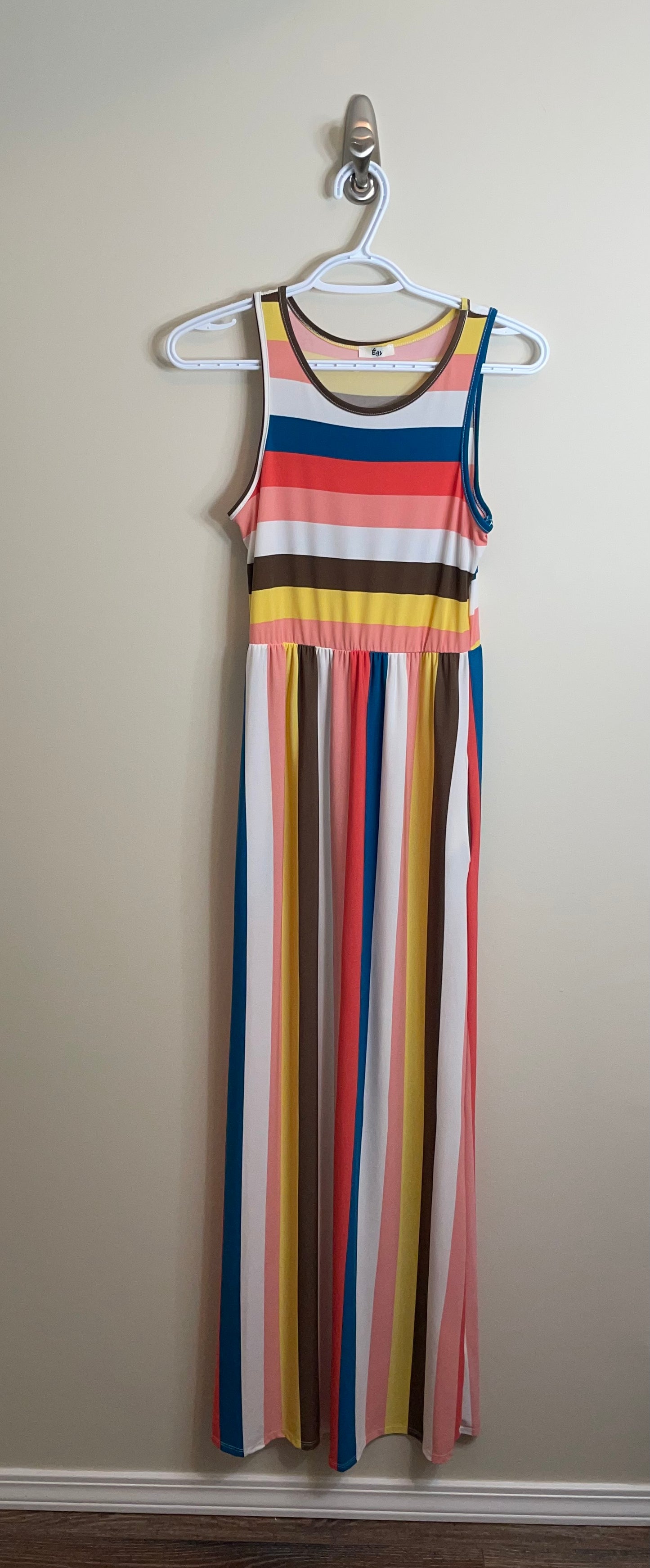 Egs Striped Maxi Dress