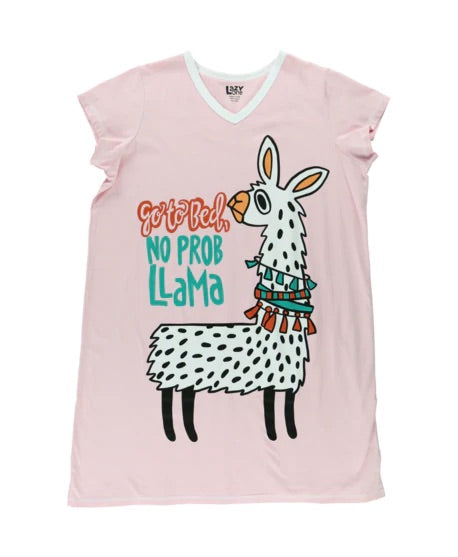 No Prob Llama Night Shirt