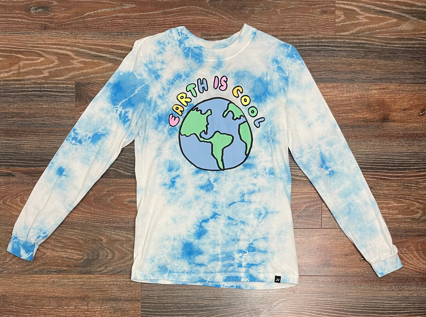 Earth Is Cool Tie Dyed Shirt
