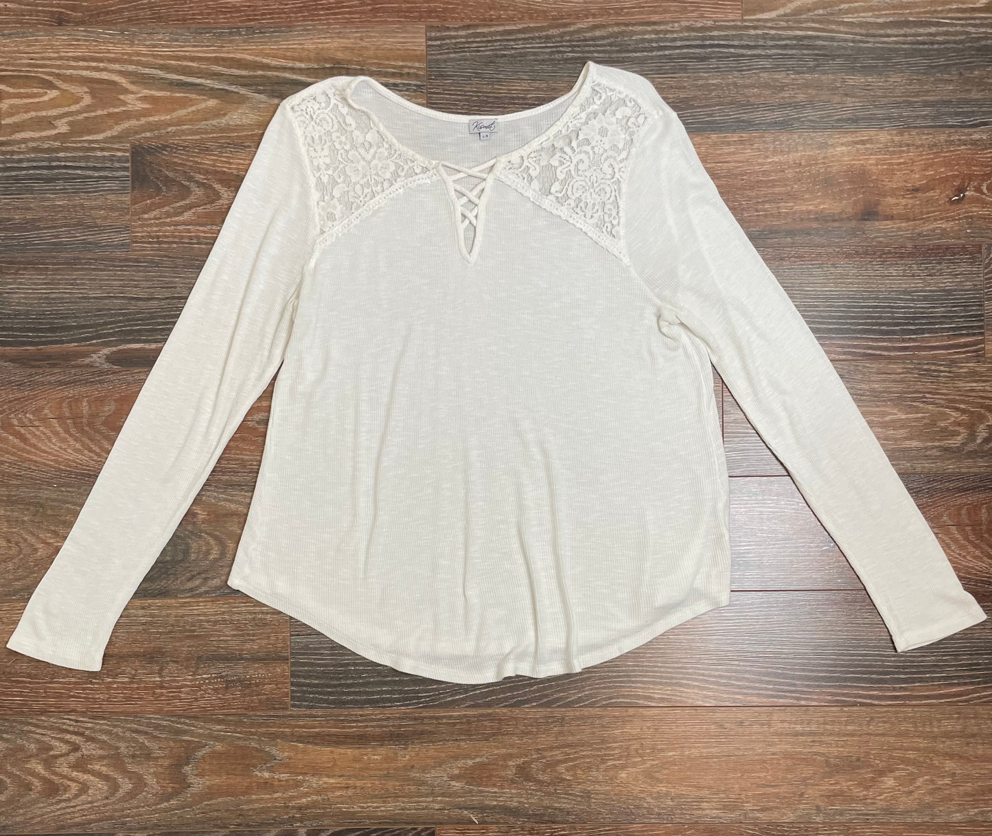 Kismet White & Lace Shirt