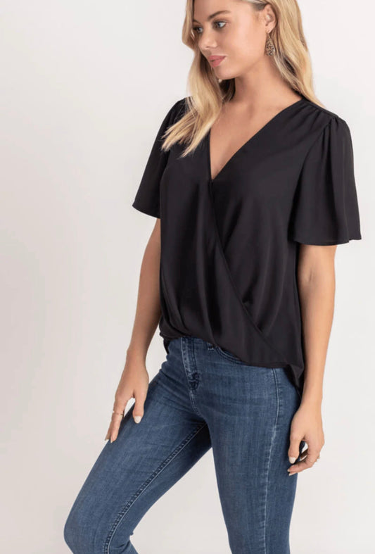 Draped Front Top