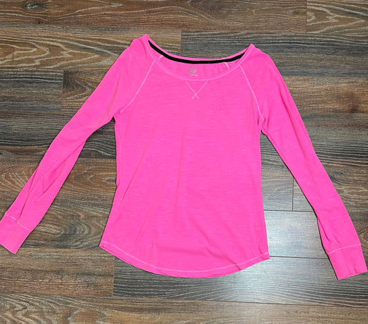 Neon Pink Long Sleeved Shirt